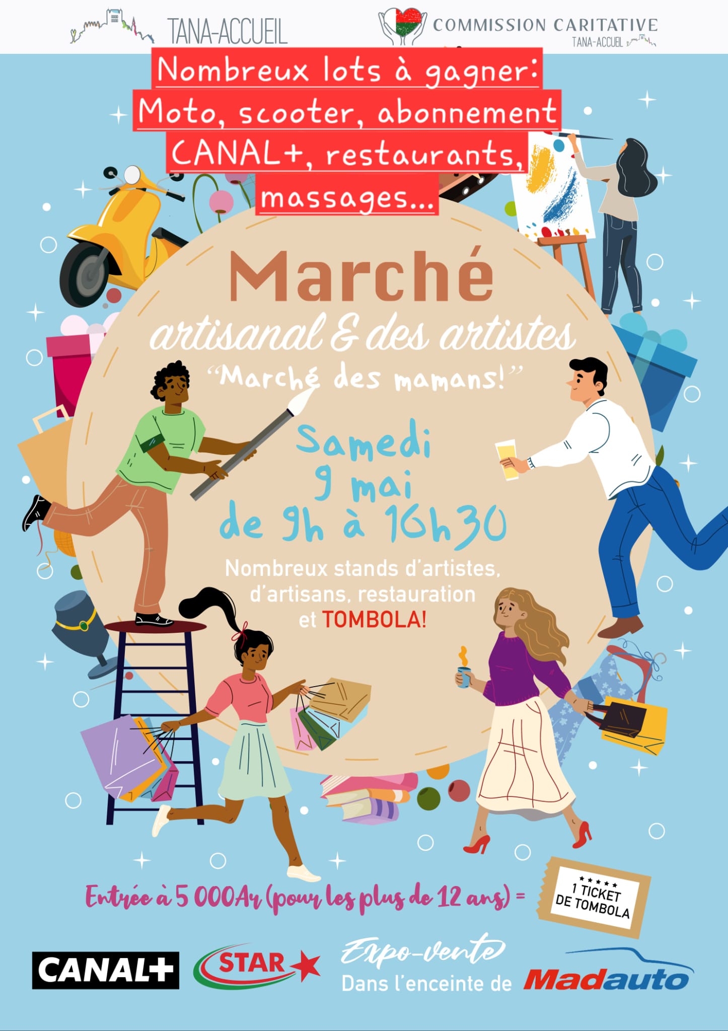 Affiche du Marché artisanal et des artistes