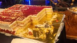 Le gâteau d'anniversaire des 25 ans