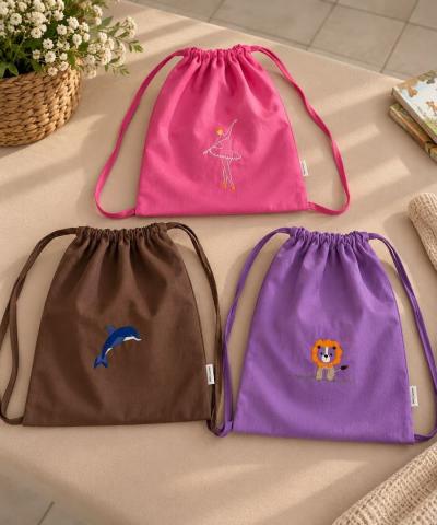 Sac enfant brodé