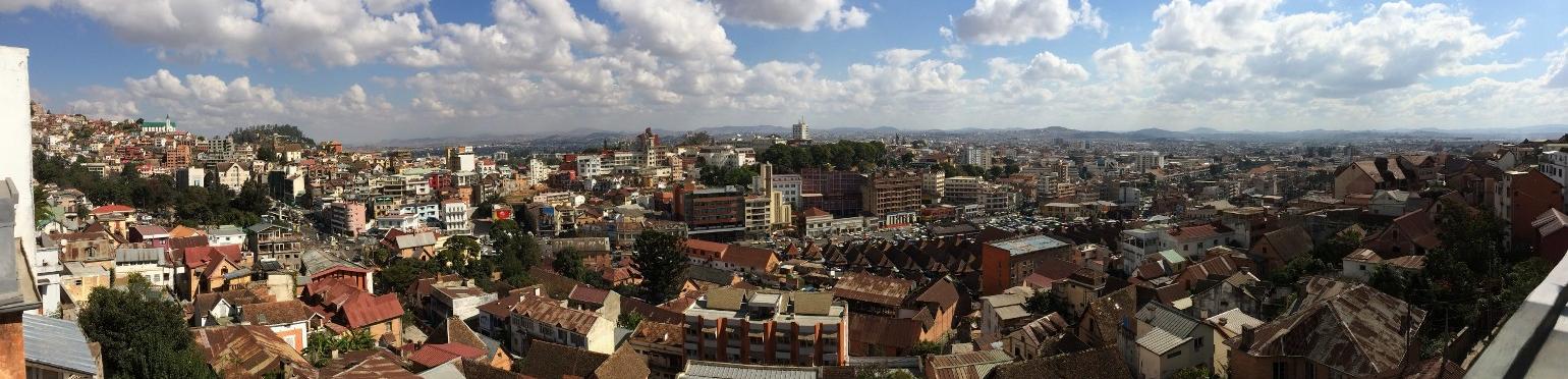 Vue panoramique sur Tananarive